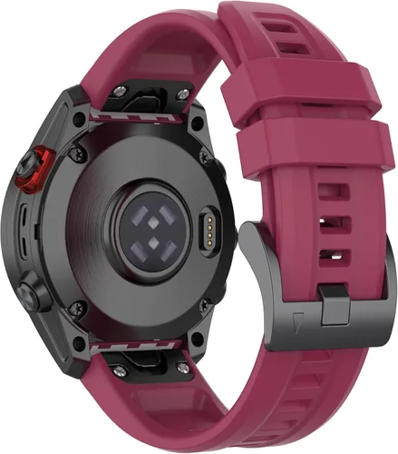Miniatura 17 de REYDA Correa de silicona compatible con Garmin Fenix 8 Pro 1.850 in/8 1.850 in/E 1.850 in, 0.866 in, correa de reloj de ajuste rápido de silicona