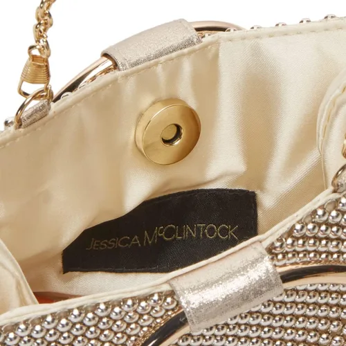 Miniatura 5 de Jessica McClintock Womens Gwen bola malla Anillo Wristlet Pouch Embrague