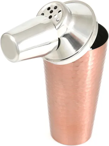 Miniatura 3 de Cook Pro Inc. - Mezclador de cóctel de acero inoxidable de 27 onzas, cobre