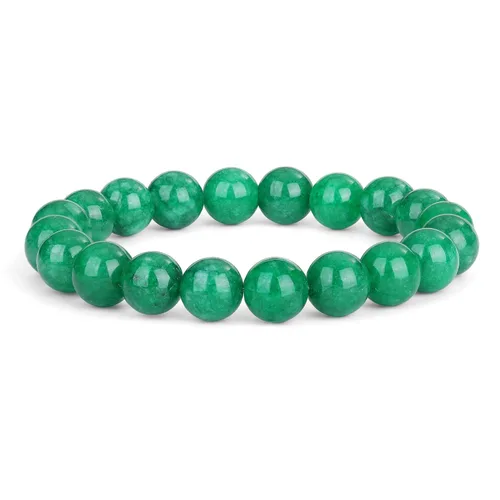 Miniatura 39 de Crystal Vibe Triple Protection Bracelet - 10mm Bead Bracelet for women men With Natural Stones of Tiger Eye Hematite and Black Obsidian - Healing