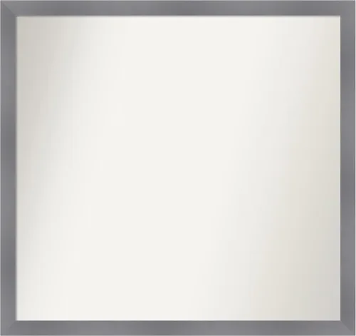Miniatura 336 de Amanti Art Espejo personalizado, espejo de baño gris plomo a rayas, espejo de pared o espejo de tocador de baño sobre el fregadero