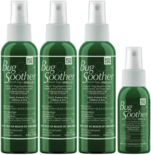 Miniatura 13 de Bug Soother Spray - Paquete familiar grande – Repelente y disuasorio natural de insectos, mosquitos y mosquitos – Spray seguro para adultos, niños