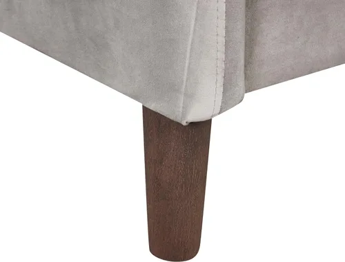 Miniatura 12 de Furniture of Amarica Diana - Sofá biplaza de terciopelo moderno de mediados de siglo con patas de madera maciza, sofá tapizado compacto de 2 plazas
