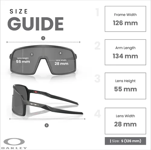 Miniatura 18 de Oakley Sutro OO9406 / OO9462 - Lentes de sol para hombre, kit de correa de accesorios, bolsa de microfibra