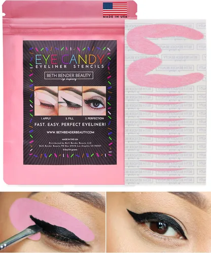 Miniatura 8 de Beth Bender Beauty Eye Candy Plantilla para Delineador de Ojos Plantilla para Delineador de Ojos de Gato Hecho en EE.UU. Libre de Crueldad
