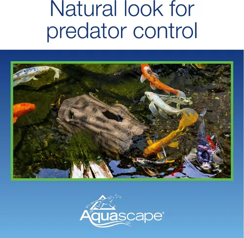 Miniatura 4 de Aquascape Cueva de peces de troncos falsos, control de depredadores y refugio decorativo para koi y peces, estanques, acuarios y terrarios, 78324