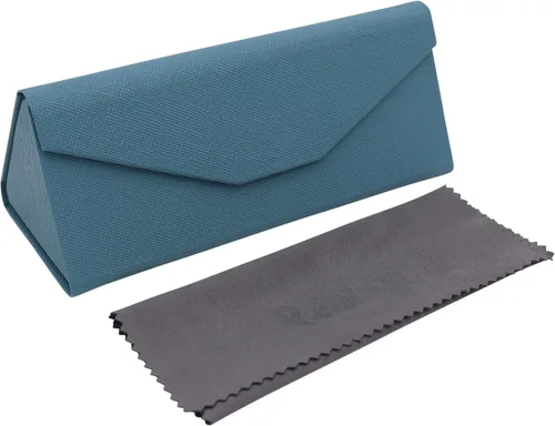 Miniatura 81 de Real Sic Funda para lentes de sol para hombres y mujeres, soporte magnético plegable para lentes de sol, inspirado en el color sólido