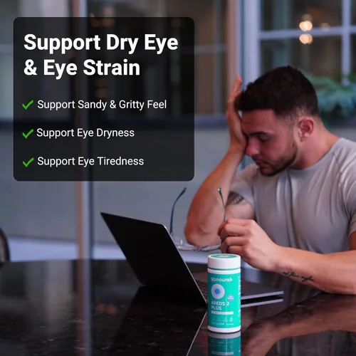 Miniatura 3 de UpNourish AREDS 2 Vitaminas oculares para personas mayores, suplemento de salud ocular de luteína para adultos, alivio de la fatiga ocular por