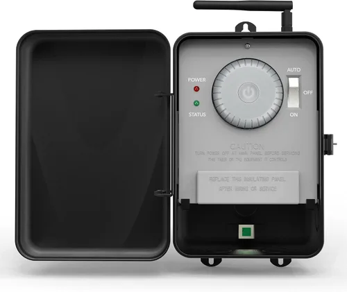 Miniatura 10 de BN-LINK Temporizador de piscina, interruptor temporizador mecánico para exteriores para calentador de agua, bomba de piscina, carcasa de metal