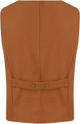 Miniatura 52 de COTECRAM Chaleco de lino de algodón para mujer, casual, sin mangas, con botones, ligero, para verano, holgado, ropa de abrigo