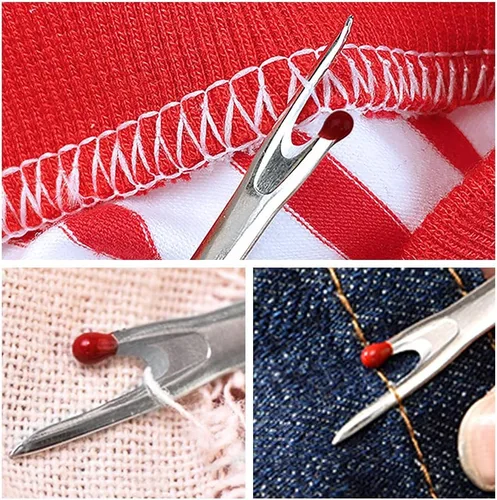 Miniatura 7 de Juego de 6 piezas de desgarrador de costura, agarre ergonómico para coser manualidades y quitar bordados y costuras
