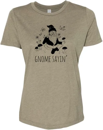 Miniatura 12 de Cute Women's Screen Printed Crew Neck Tee, Shirts With Sayings, Dusty Blue or Olive