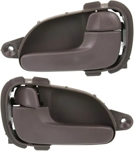 Miniatura 6 de Para Nissan Quest 1999 2000 2001 2002 Manija de puerta interior lado del conductor Delantero Todo marrón