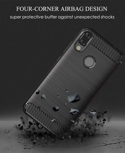 Miniatura 5 de Asuwish Funda compatible con Xiaomi Redmi Note 7/7Pro y protector de pantalla de vidrio templado, accesorios de celda, TPU de cuerpo completo, funda