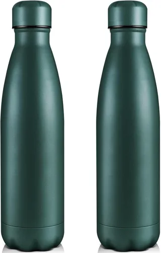 Miniatura 20 de Volhoply Botellas de agua aisladas de 25 onzas, paquete de 1/2/4, termo de acero inoxidable de doble pared que mantiene el frío y el calor, botella
