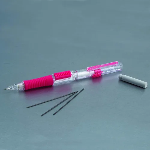 Miniatura 11 de Lápiz mecánico Pentel QUICK CLICK (0.7mm), cañón rosa, caja de 12 lápices (PD217P)