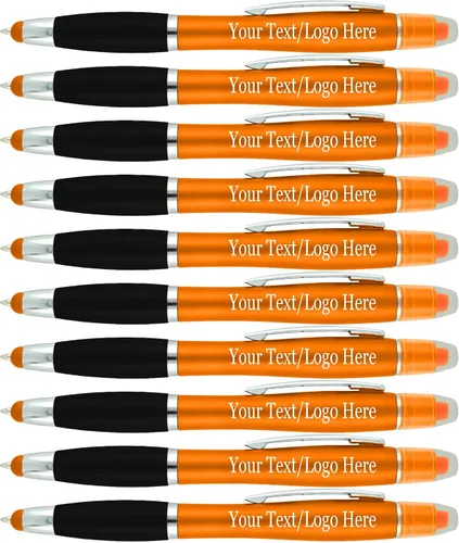 Miniatura 6 de SyPen Bolígrafos personalizados con resaltador de gel y lápiz capacitivo, paquete de 200 unidades, impresión a granel, resaltador bíblico de 3