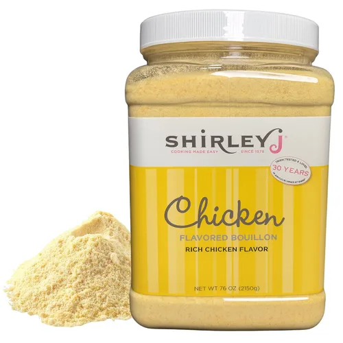 Miniatura 12 de Shirley J Polvo de caldo rico con sabor a carne, base de sopa multiusos y caldo bajo en sodio – Sustituye a más de 30 cajas de caldo, condimento