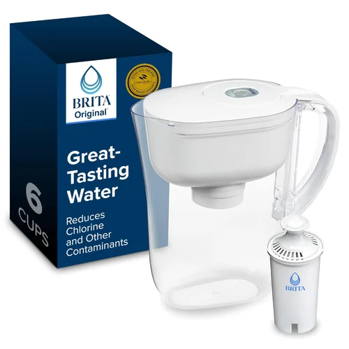 Miniatura 18 de Brita Metro - Jarra de filtro de agua con indicador de cambio SmartLight, sin BPA, reemplaza 1,800 botellas de agua de plástico al año, dura dos