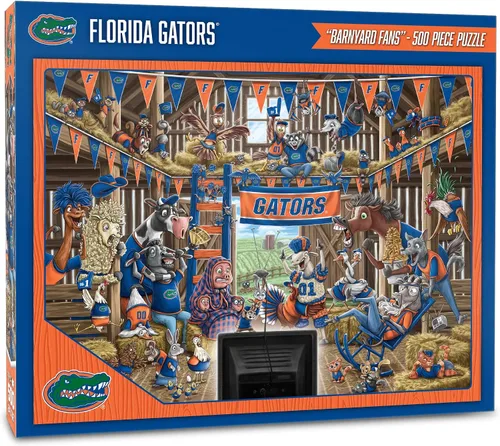 Miniatura 39 de YouTheFan NCAA Barnyard Fans - Rompecabezas de 500 piezas