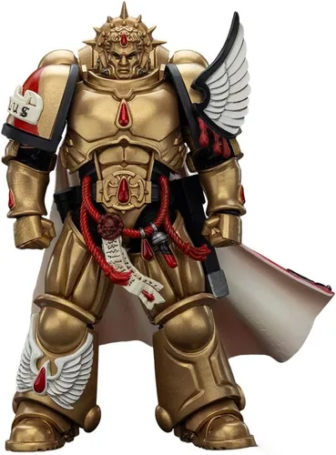 Miniatura 6 de JOYTOY 1/18 Warhammer 40,000 Figura de acción Blood Angels Capitán con pistola Inferno y colección Power Fist Modelo Pre-Order