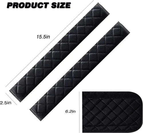 Miniatura 3 de Funda para cinturón de seguridad, funda para cinturón de seguridad, fundas para cinturón de seguridad, fundas para cinturón de seguridad para Negro