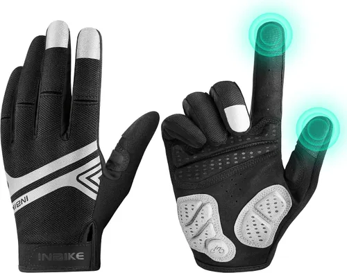 INBIKE - Guantes para bicicleta de montaña MTB, categoría BMX, categoría ATV, todoterreno, DH, de descenso, para ciclismo, carretera, carreras,