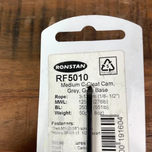 Miniatura 4 de Ronstan RF5010 C-cleat Cam Cleat - Medio - Gris WGris Base