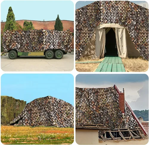 Miniatura 4 de Red de camuflaje en rollo a granel, red de camuflaje para caza, ejército, fiesta, decoración, protección solar