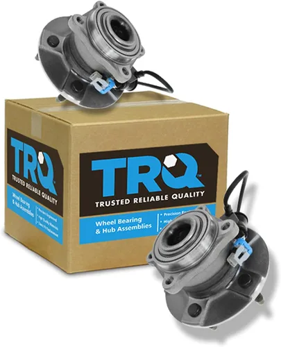 Miniatura 125 de TRQ Juego de buje y rodamiento trasero de 2 piezas compatible con Audi TT 2000-2006 TT Quattro, Volkswagen Beetle 1998-2010, Golf 1998-2005, Jetta