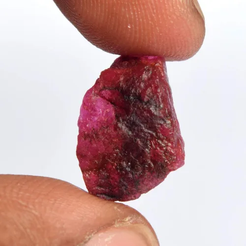 Miniatura 3 de GEMHUB Amazing Raw Red Ruby Chunk 9.00 Ct Natural Healing Crystal Gem, Piedra preciosa, africano - rubí rojo
