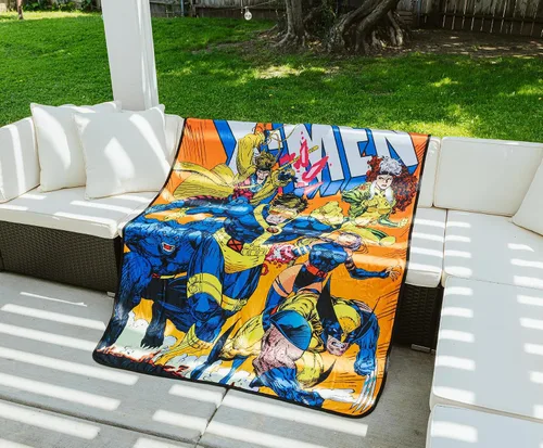 Miniatura 8 de Marvel Cobija de forro polar con funda de cómic de Comics X-Men 45 x 60 pulgadas
