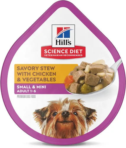 Miniatura 13 de Hill's Science Diet Small & Mini, Alimento húmedo para perros adultos 1-6, nutrición premium para razas pequeñas y mini, paquete variado: pollo