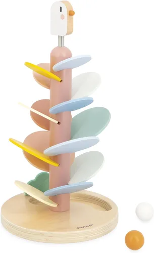 Miniatura 9 de Janod Pista de bolas de oruga de madera, a partir de 12 meses, J08055