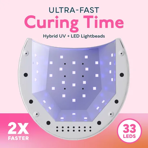 Miniatura 3 de Lámpara para las uñas con 4 ajustes de temporizador SUN2C 48 W LED UV de SUNUV, sensor para uñas de gel y el curado de las uñas del pie rosa (A-Rose)