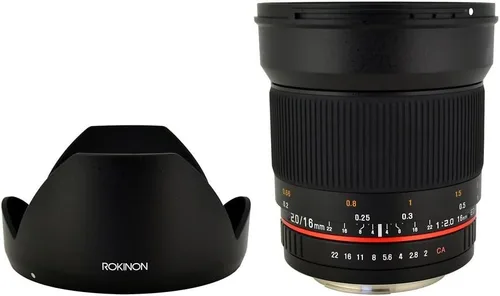 Miniatura 5 de Rokinon 16MAF-N lentes asférica, de gran angular 16 mm f/2.0