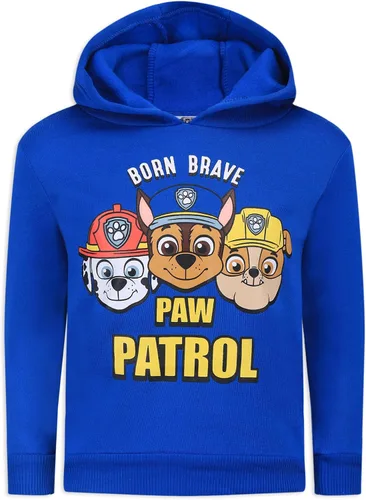 Miniatura 2 de Paw Patrol Nickelodeon Marshall, Rubble and Chase - Paquete de 2 sudaderas con capucha para niños pequeños y pequeños, color azulblanco