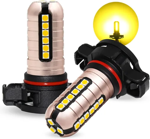 Miniatura 8 de PHINLION Bombillas LED antiniebla H11, súper brillantes 3030 27-SMD H8 H16 Bombilla LED de repuesto para luces DRL o antiniebla, 6000K blanco xenón