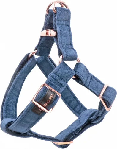 Miniatura 14 de ARING PET Arnés halter para perro, arnés de terciopelo para perro, arnés halter para perro sin tirones, arnés ajustable resistente para perros Verde