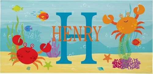 Miniatura 35 de Let's Make Memories - Toalla de playa personalizada para niños - Toalla de piscina única personalizada - Mezcla de algodón/poliéster - Tamaño Gafas