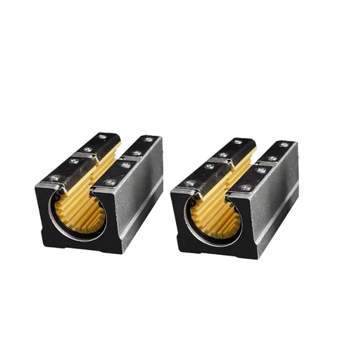 Miniatura 9 de 2 unidades SBR20UU SBR20 UU 20 UU 0.787 in Bloque deslizante de movimiento lineal con funda de cobre de grafito en el interior para riel de guía