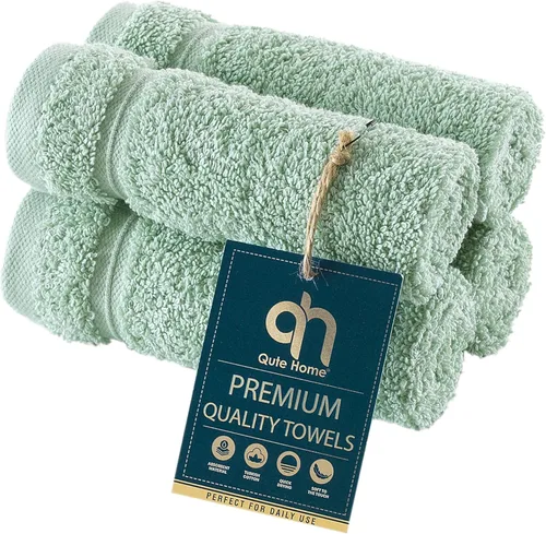 Juego de 4 paños de toalla, 100% algodón turco prémium, toallas turcas de alta calidad para baño, de secado rápido, suaves y absorbentes, incluye 4