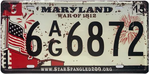 Miniatura 31 de Placa de matrícula de Wyoming de aluminio, placa decorativa de automóvil novedosa, placas de matrícula de 12"x6" para el frente del automóvil, placa