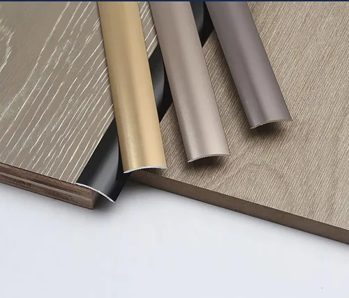 Miniatura 2 de Tira de umbral de transición, tira de transición de aluminio duradera, tira de umbral ligera para puertas de baño y cocina, decoración de borde