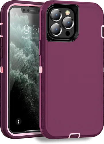 Miniatura 10 de MXX Funda compatible con iPhone 13 Pro Max, 3 capas súper protectoras, cuerpo resistente, resistente a golpes y polvo, diseñada para Apple 13 Pro