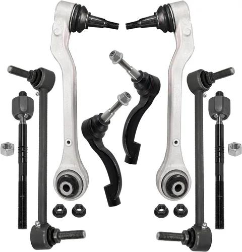 Miniatura 115 de Detroit Axle - Kit de brazos de control de extremo delantero de 8 piezas para Dodge Dakota 00-04, Durango 00-03, 4 brazos de control superior e