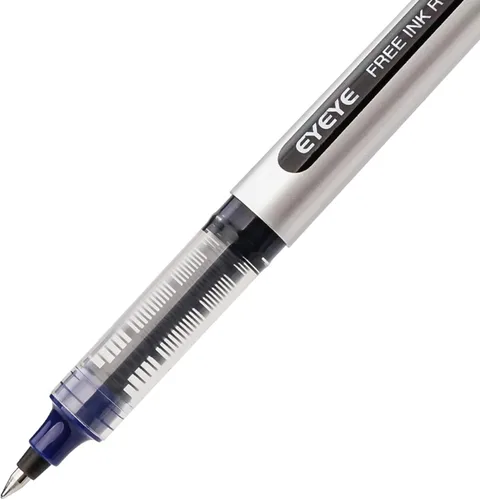 Miniatura 5 de EYEYE Paquete de 25 bolígrafos azules de punta extra fina de 0.020 in, secado rápido, tinta líquida, bolígrafo de escritura suave para diario, toma