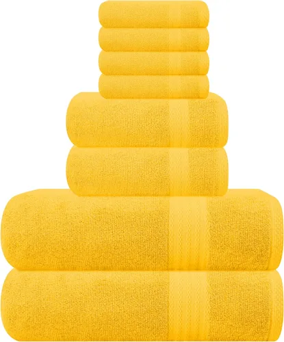 Miniatura 44 de GLAMBURG - Juego de 12 toallas faciales ultrasuaves de 13 x 13 pulgadas, 100% algodón, duraderas y altamente absorbentes, ideales para baño, cocina