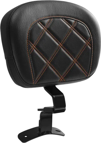 Miniatura 29 de TCT-MOTORPARTS Driver Rider - Almohadilla de respaldo para Harley Touring 2009-2023 Road King Street Road Electra Glide Ultra Black Stitching