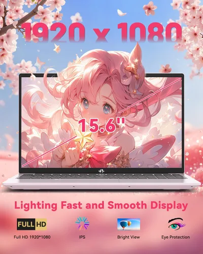 Miniatura 4 de NIMO Computadora portátil para juegos con luz IPS FHD de 15.6 pulgadas, AMD Ryzen 7 8745HS 16GB DDR5 RAM 1TB SSD